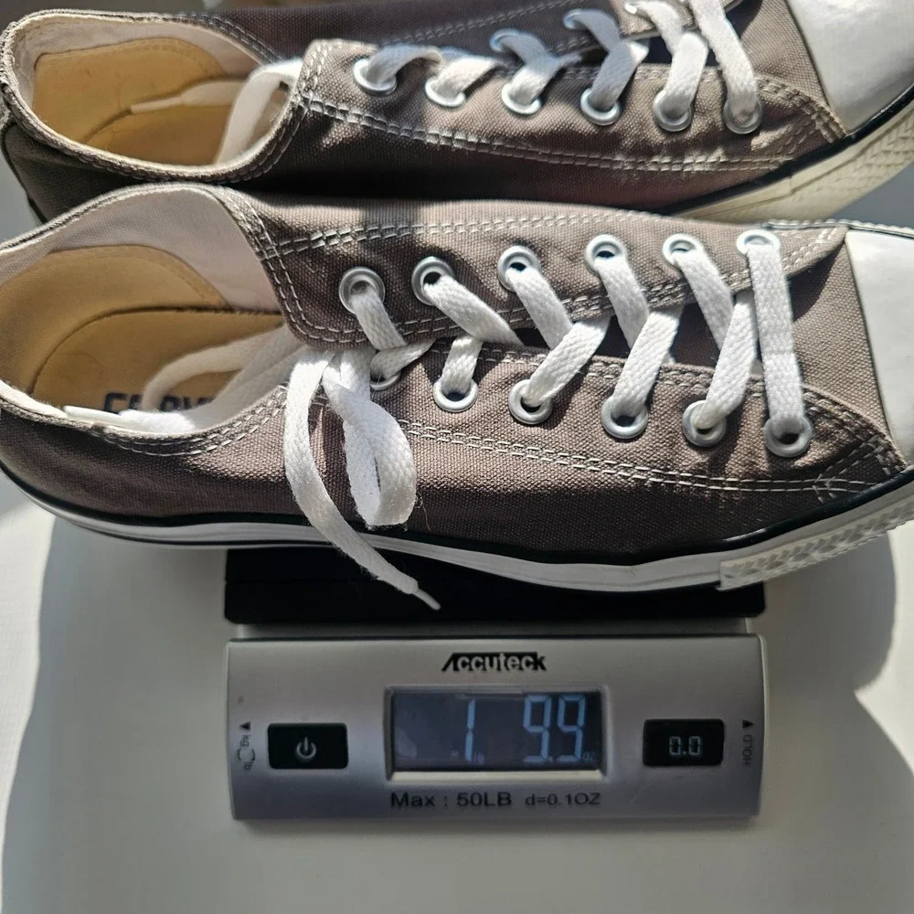 Converse Chuck Taylor All Star Seasonal Ox Mens 8 Womens 10 Charcoal 1J794 - Picture 10 of 10